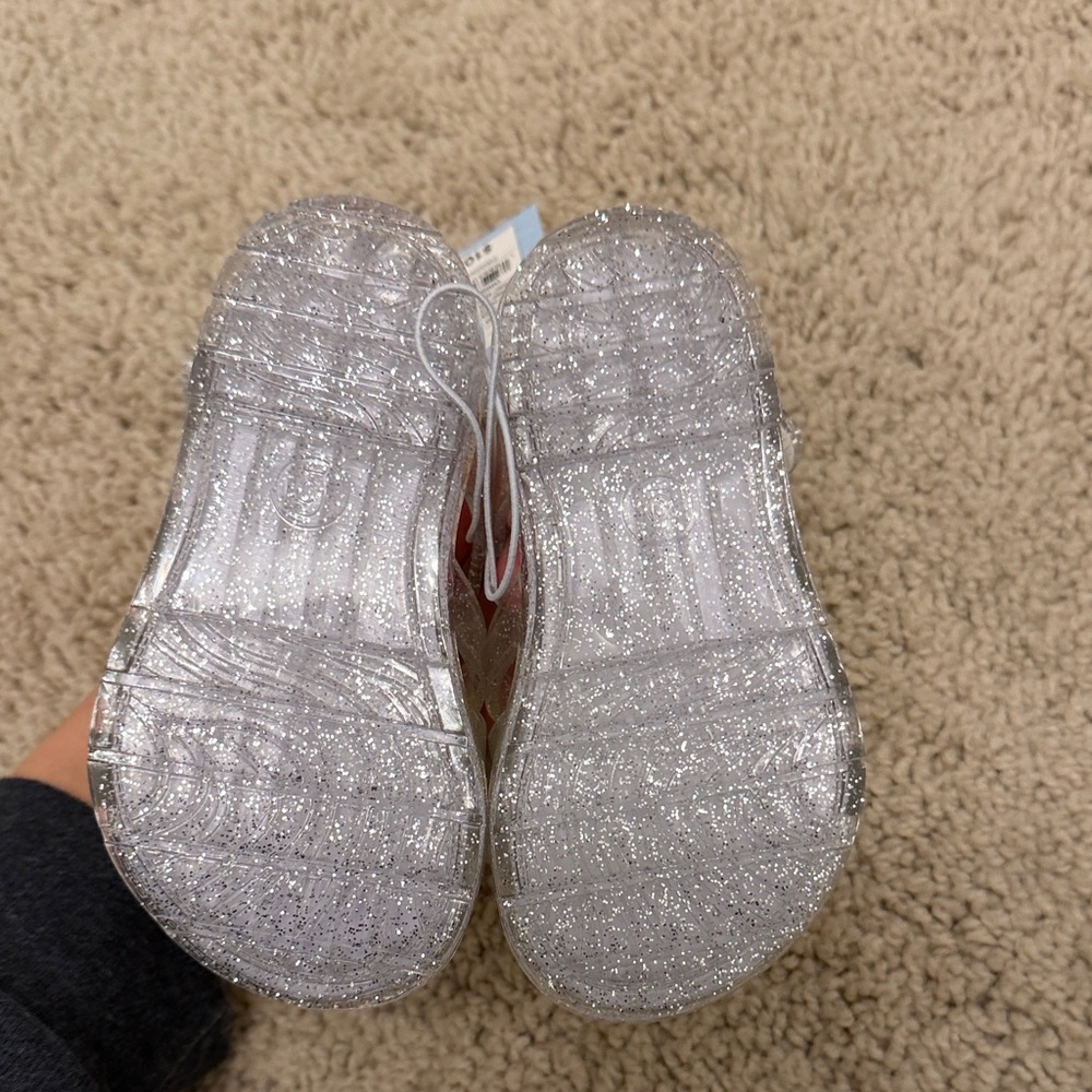 Cat & Jack Kids Lemon Glitter Sandals - Yellow - Picture 2 of 3
